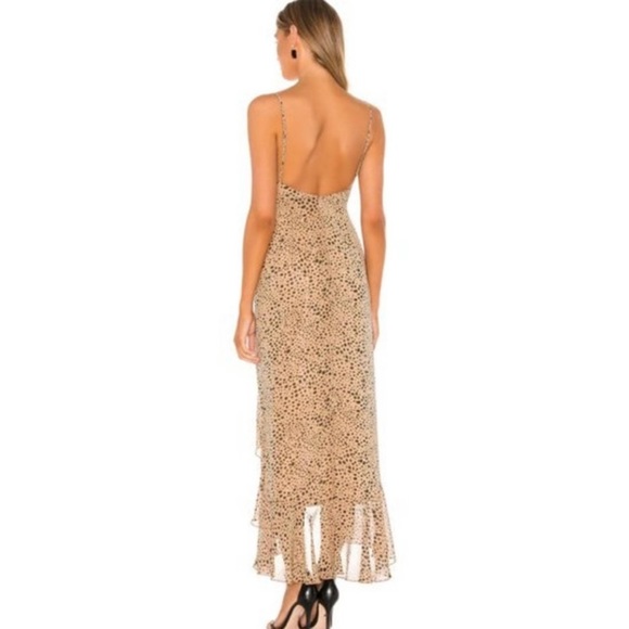 REVOLVE MAJORELLE LORETTO DRESS IN NATURAL LEOPARD , NEVER WORN - Picture 2 of 5